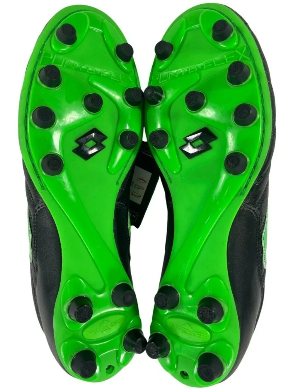 Lotto Stadio OG II FG Soccer Cleats Black & Green Men's Size 11.5 MSRP $240 NEW